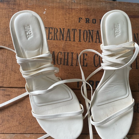 Zara lace up heels - Picture 2 of 2